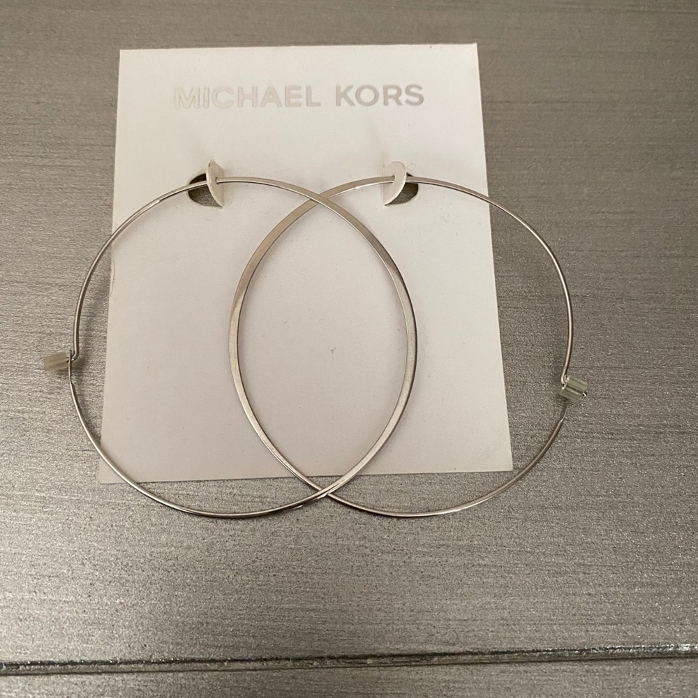 Michael Kors hoop earrings